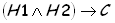 H1 and H2 implies C
