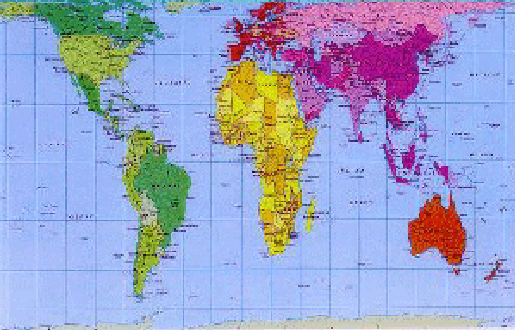 world map continents and countries. When I first saw this map,