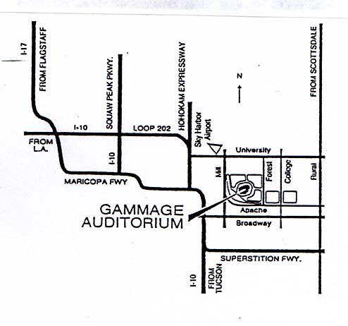 Gammage Auditorium Seating Chart