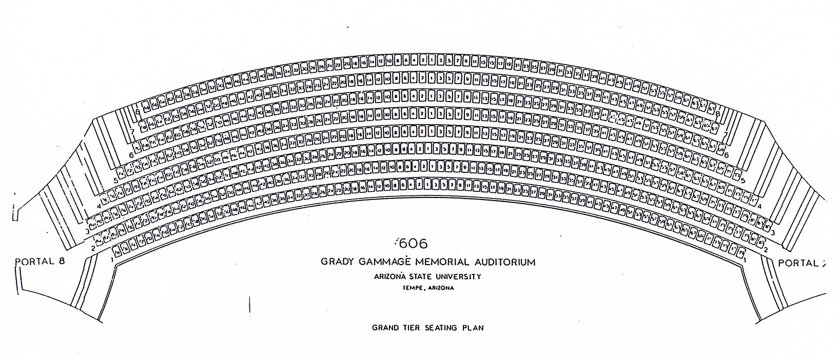 Gammage Seating Chart