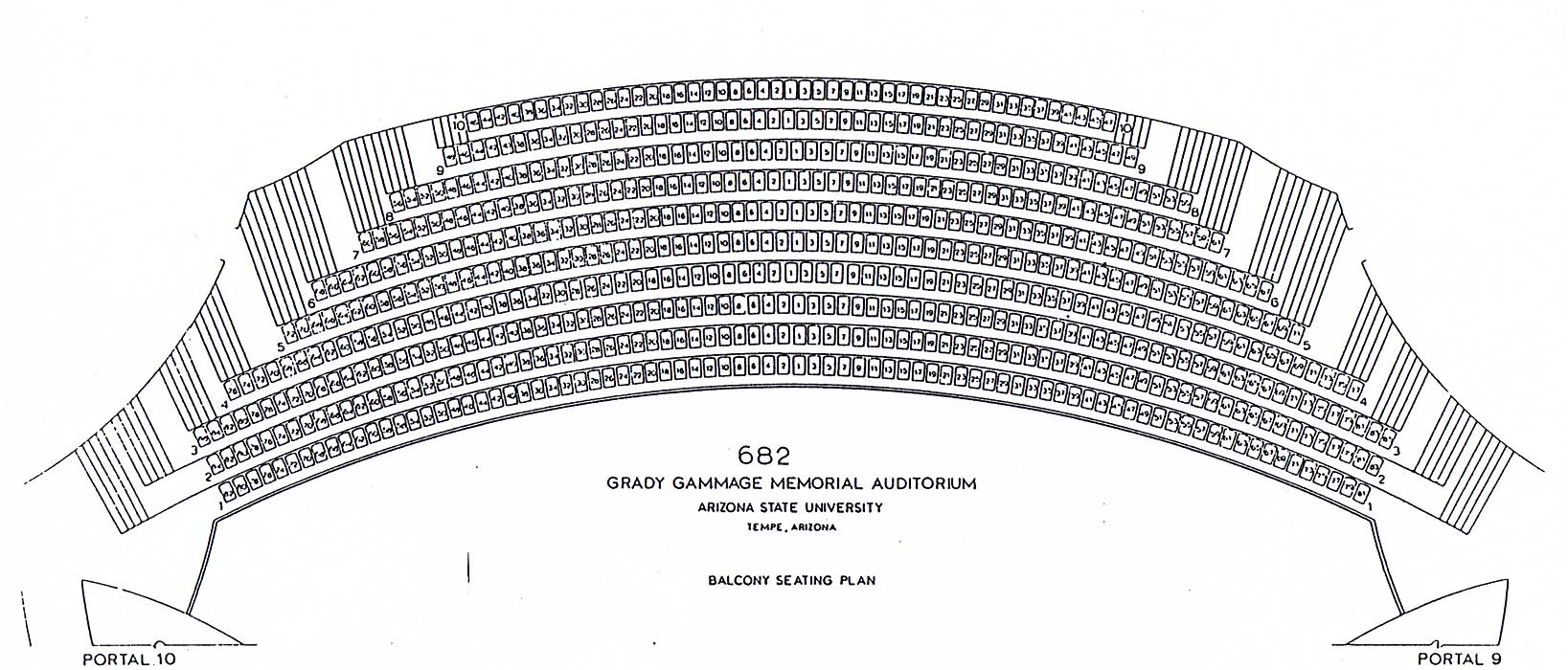 Asu Gammage Theater Seating Chart