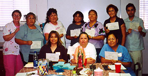 Inservice on Healing Touch at Las Fuentes Clinic