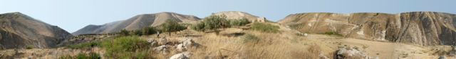 Wadi Ziqlab landscape. Photo by I Ullah