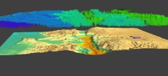 Space-time volume of precipitation over the Jordan valley 10k-6kbp
