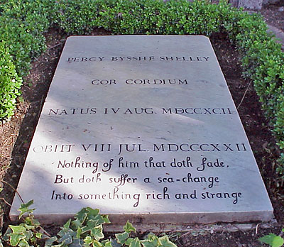 shelley's grave