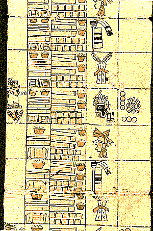 Aztec tribute document