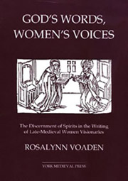 About God's Word, Women's Voices: "A valuable and welcome contribution to an understanding of some of the imperatives in the religious lives of medieval women and the potential for female empowerment within the discourse of discretio spirituum. NOTES AND QUERIES The doctrine of discernment of spirits - is this a genuine visionary experience, or a diabolical delusion? - is...the focus of the book, which explores the ways in which it both controlled and authorised the woman visionary... A fascinating and carefully focused study. MYSTICS QUARTERLY "
