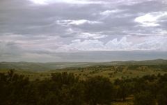 the landscape on Black Mesa, AZ