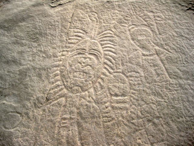 One of the petroglyphs (2009)