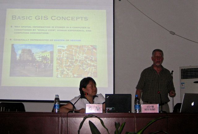 Workshop on digitial tools for cultural and natural resource management. Ningming (2010)