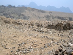 A Han Dynasty fort along a former course of the Yellow River. Now Gobi (2009)