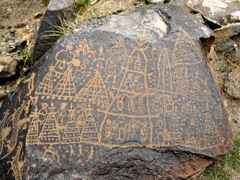 The tribe. Mandala Mt. rock art park, near Alxa Youqi (2009)