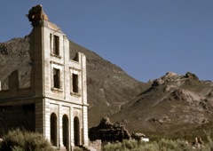 their towns boomed, but most are now abandoned (Rhyolite)