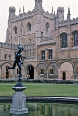 An Oxford college quad