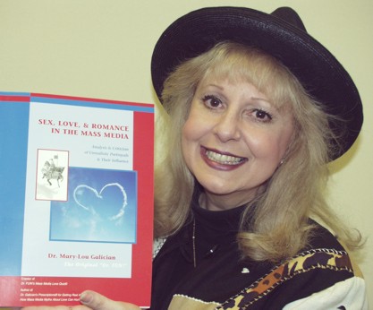 Dr. Mary-Lou Galician with her new book
