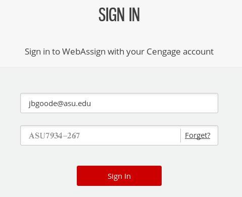 webassign psu login