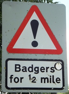 Badger sign