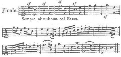 Beethoven 3 excerpt from finale, the loud first horn passage at F