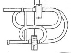 Detachable horn valve section with box valves