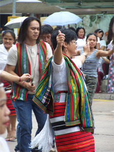 Filipino dancers