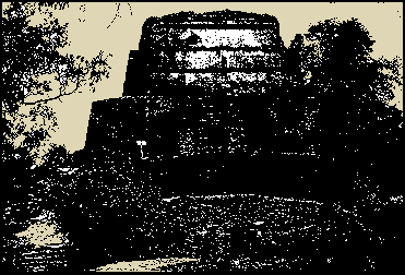 Photo of the Tepozteco pyramid