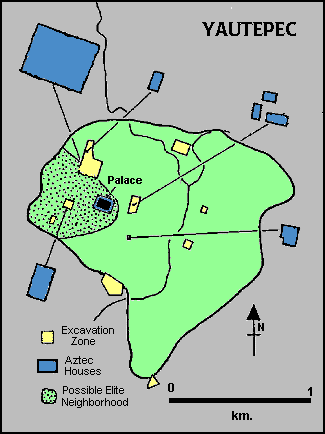 map of Yautepec